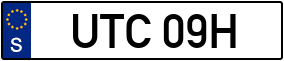 Truck License Plate